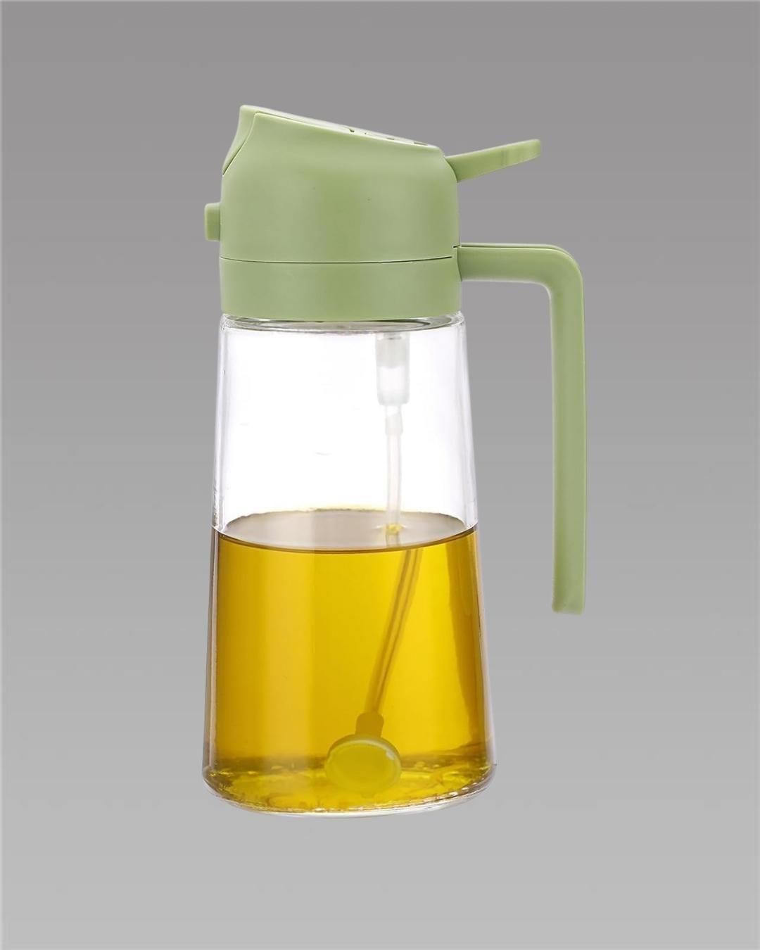 The Smart 2-in-1 Oil Dispenser: Spray or Pour with No Mess!